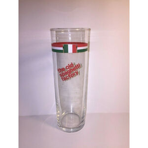Vintage The Old Spaghetti Factory Restaurant Advertising Tall Glass 7" Kitchen